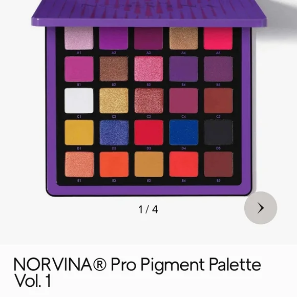 Anastasia NORVINA Pro Pigment Palette Vol. 1 for Face & Body - Picture 1 of 9